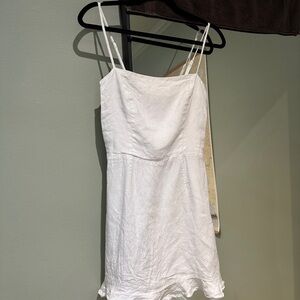 Reformation White Mini Dress